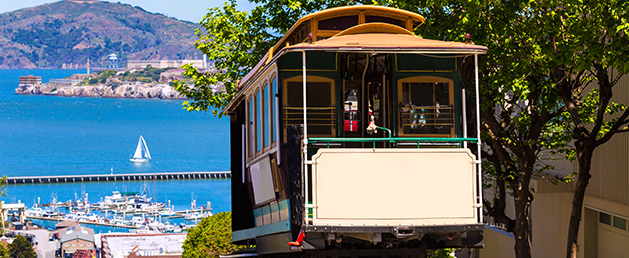 Take a ride on a cable car